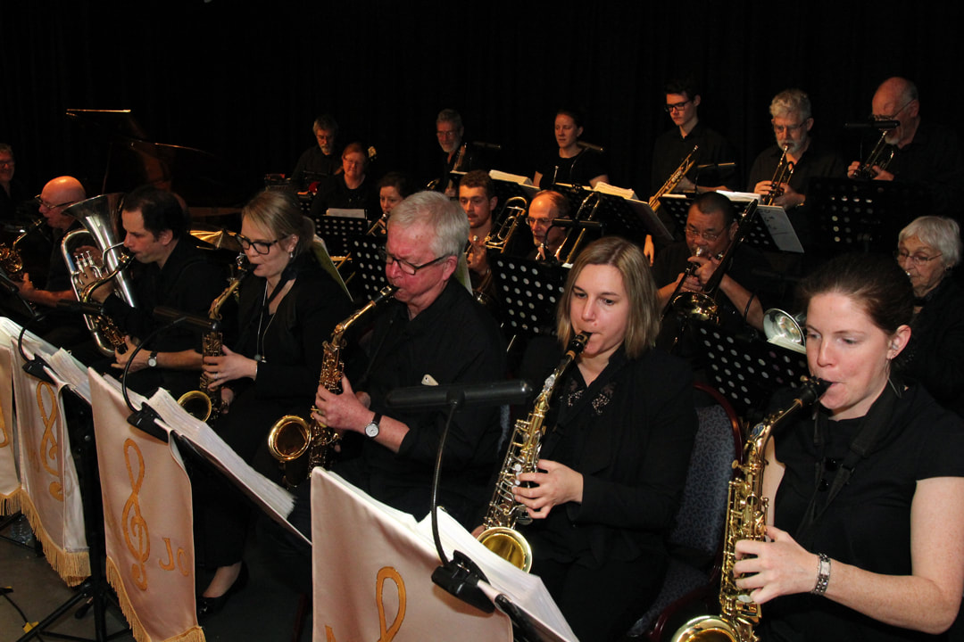 Alto saxophone section